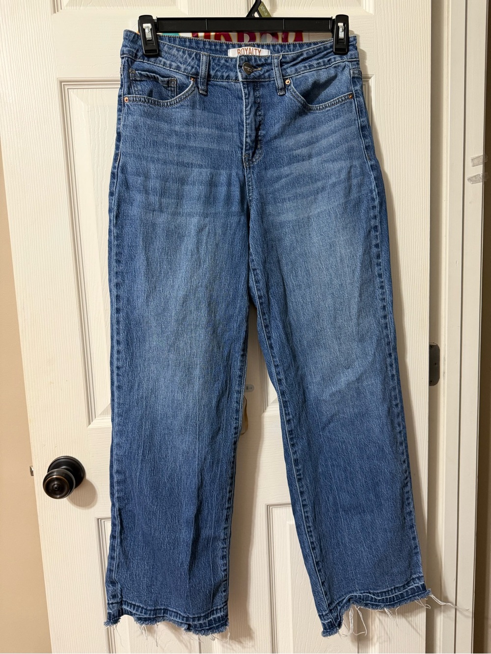 Royalty For Me Medium Blue Straight-Leg Jeans
